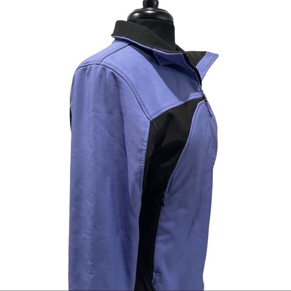 𝅺free Country Purple And Black Softshell Jacket Sz S - Picture 6 of 16